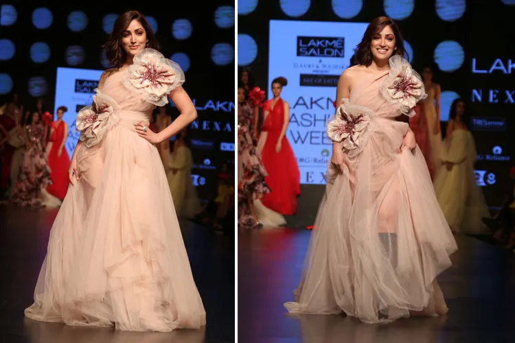 LFW Day 1 2019: यामी गौतम ने रैंप पर चलाया अपना जादू, ज़ायेद खान के अलावा इन टीवी स्टार्स ने किया रैंप वॉक Lakme fashion week 2019- India TV Hindi