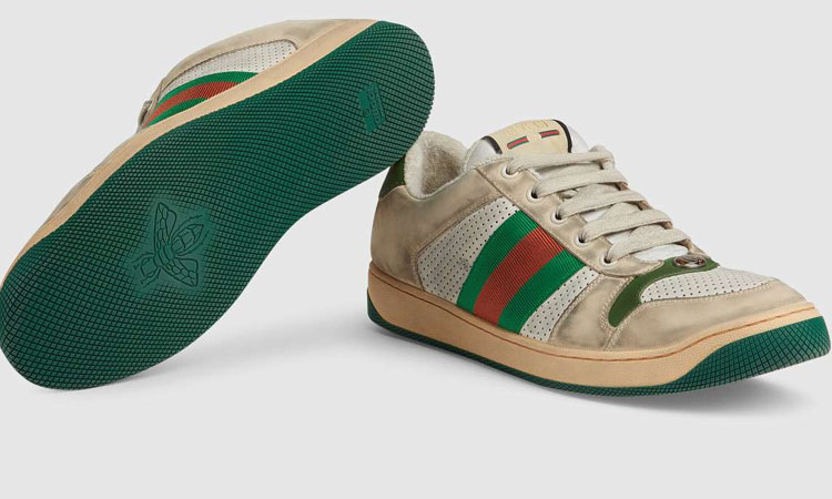 gucci shoes with diamonds green