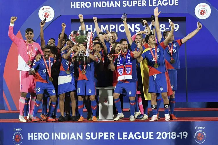 ISL 2019 Final: भेके के गोल से गोवा को हराकर बेंगलुरू पहली बार बना चैम्पियन ISL 2019 Final: भेके के गोल से गोवा को हराकर बेंगलुरू पहली बार बना चैम्पियन- India TV Hindi