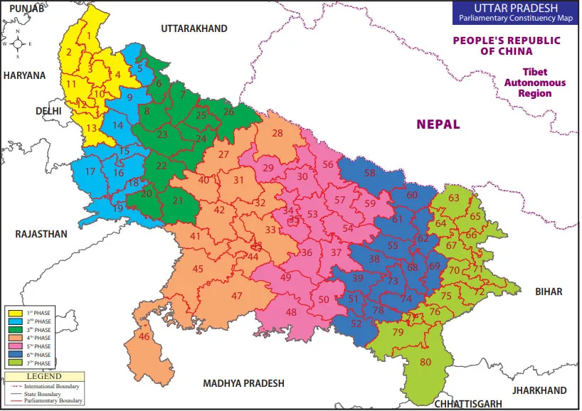लोकसभा चुनाव 2019: यूपी की किस लोकसभा सीट पर कब होगा मतदान, यहां जानिए पूरा चुनावी कार्यक्रम <p>उत्तर प्रदेश </p>- India TV Hindi