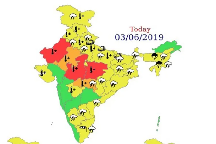 रेड अलर्ट: मौसम विभाग ने जारी की चेतावनी, प्री मॉनसून सूखा! लेकिन इस तारीख को दस्तक दे सकता है मॉनसून IMD issues red alert for heat waves temperature increases for next few days- India TV Hindi