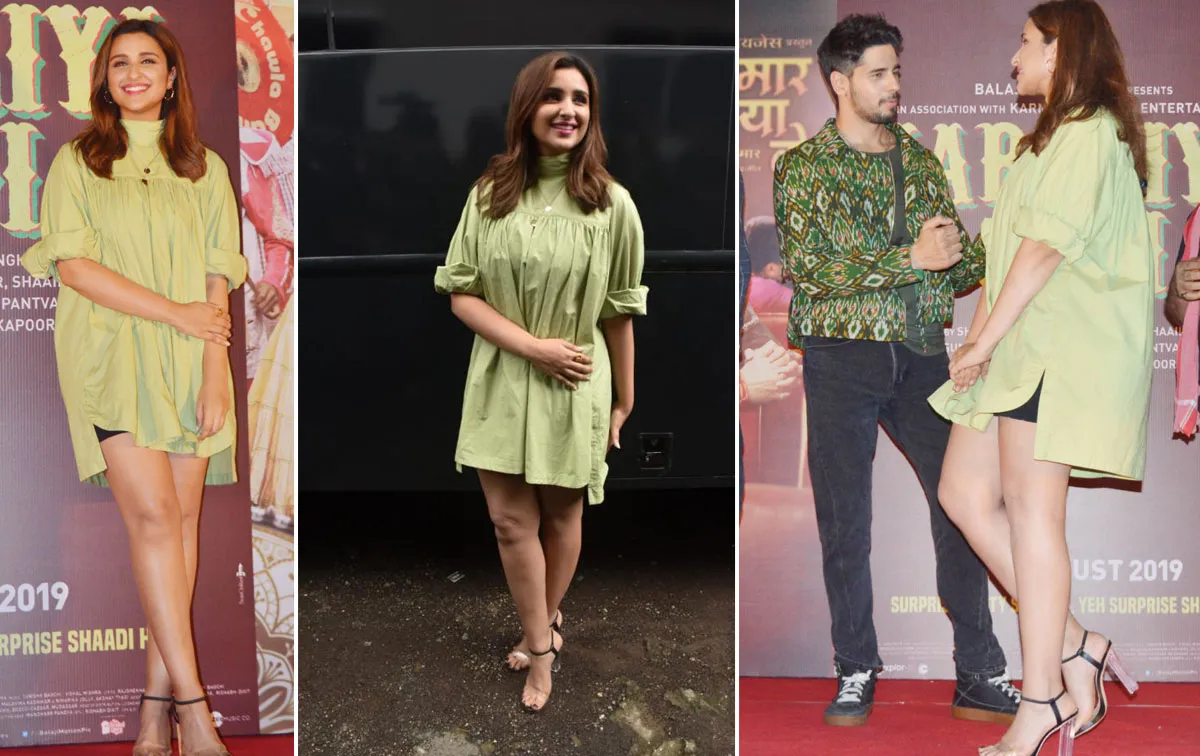'जबरिया जोड़ी' के प्रमोशन के दौरान परिणीति चोपड़ा इस लुक के कारण हो गई बुरी तरह ट्रोल, यूजर्स ने कहा- पैंट पहनना भूल गई Parineeti chopra, - India TV Hindi
