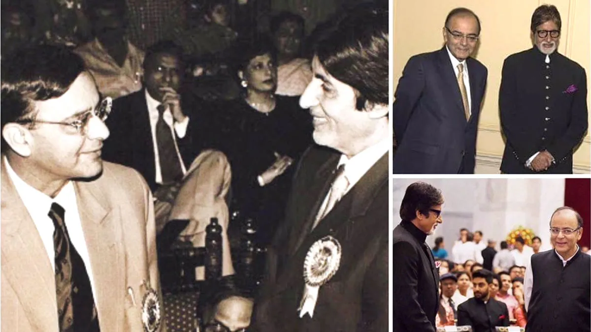 अरुण जेटली के निधन पर बॉलीवुड में शोक की लहर, अमिताभ बच्चन ने कहा- 'विचारशील और मिलनसार...' Amitabh Bachchan with Arun Jaitley- India TV Hindi