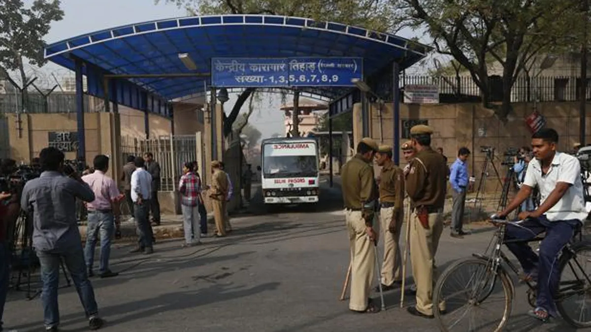 तिहाड़ जेल में कैदी के पेट के अंदर से निकाला गया मोबाइल फोन, जानें पूरी स्टोरी Tihar Jail | AP File Photo- India TV Hindi