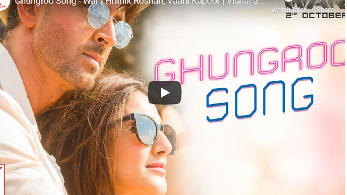 Ghungroo Song - War | Hrithik Roshan, Vaani Kapoor | Vishal And Shekhar ...