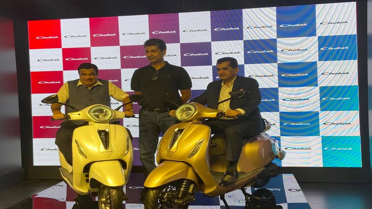 Bajaj ने 1980 के लोकप्रिय स्कूटर ब्रांड चेतक को फिर किया लॉन्च, चलाने के लिए नहीं होगी पेट्रोल की जरूरत Bajaj Chetak Electric- India TV Hindi