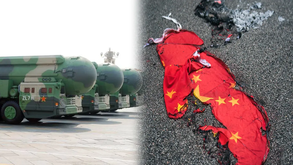 एक तरफ चीन दुनिया को दिखा रहा था अपनी ताकत, दूसरी तरफ हांगकांग में जलाये जा रहे थे झंडे एक तरफ चीन दूनिया को दिखा रहा था अपनी ताकत, दूसरी तरफ हांगकांग में जलाये जा रहे थे झंडे- India TV Hindi