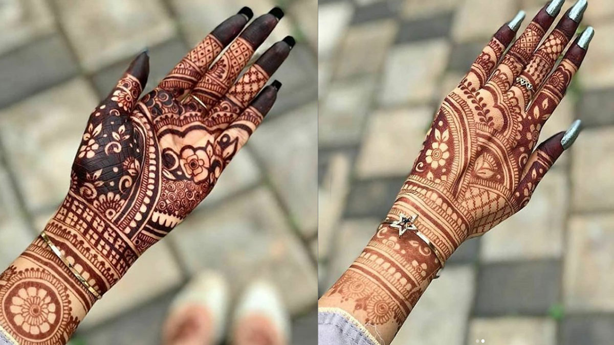 Karwa Chauth 2023 Mehndi Designs: Easy To Make Henna Designs To Take  Inspiration From