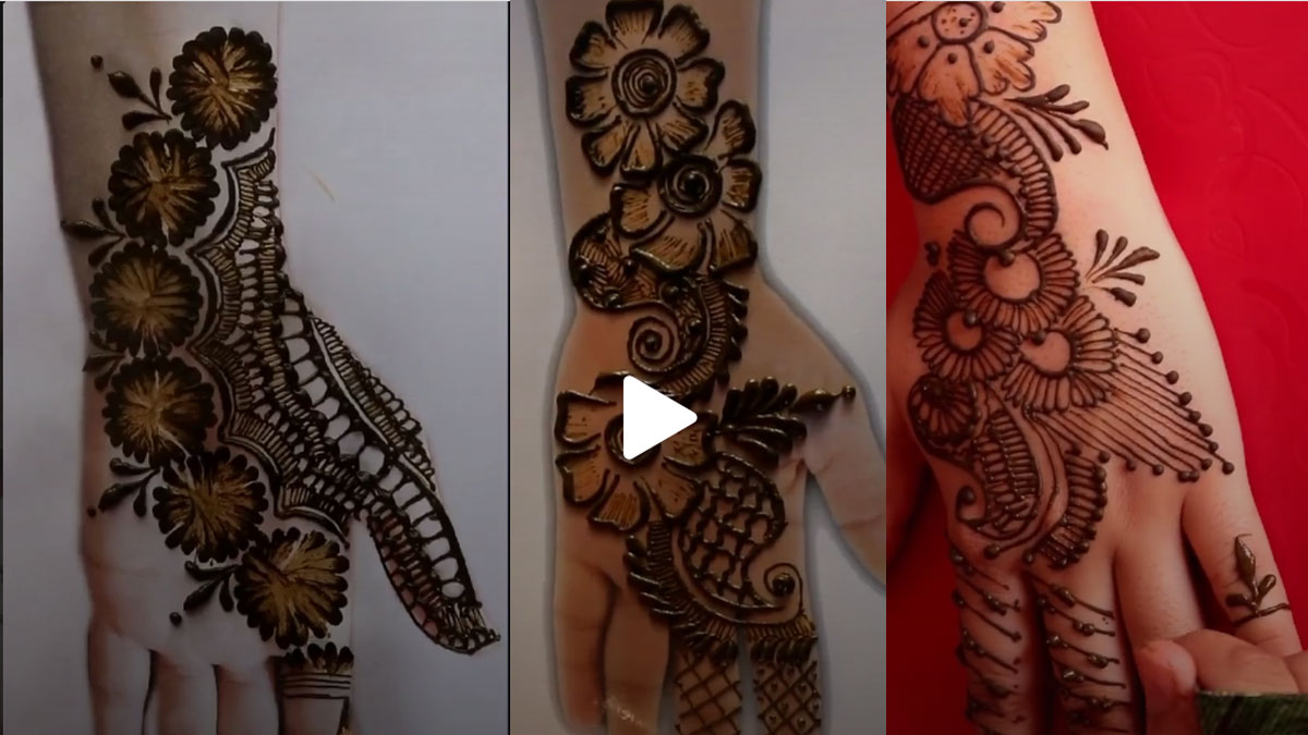 Karwa Chauth 2022 latest and simple Mehndi Design for Full Hand or bhare  hue hath ki mehndi design - Karwa Chauth Mehendi: करवा चौथ पर इन मेहंदी से  बढ़ाएं अपने हाथों की