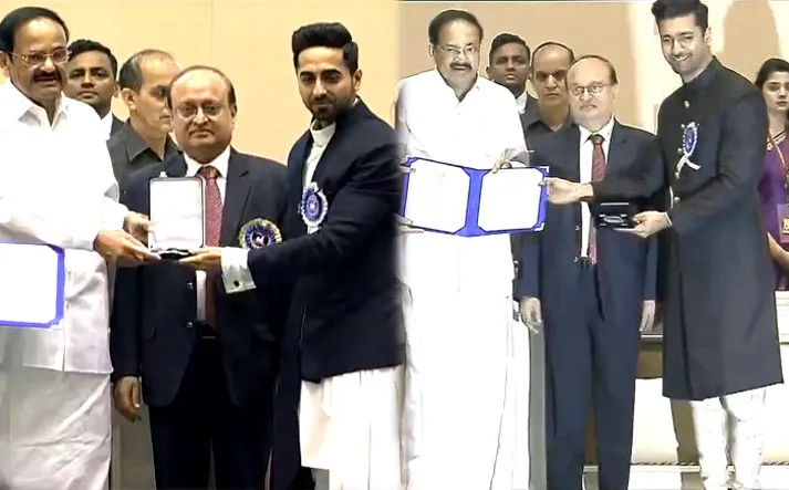 66th National Film Awards 2019: आयुष्मान खुराना को 'अंधाधुन' और विक्की कौशल को 'उरी' के लिए मिला बेस्ट एक्टर का नेशनल अवॉर्ड 66th National Film Awards 2019- India TV Hindi
