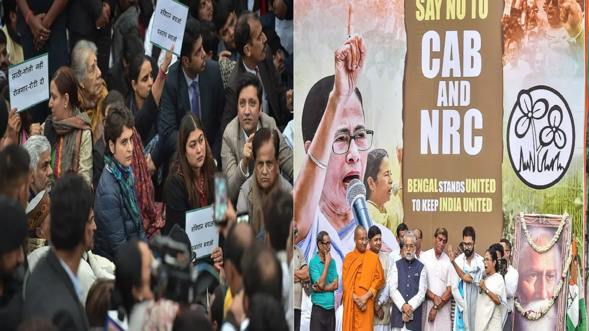 जामिया में पुलिस कार्रवाई: देशभर में विरोध, प्रियंका का इंडिया गेट पर धरना, ममता ने निकाली रैली Jamia- India TV Hindi
