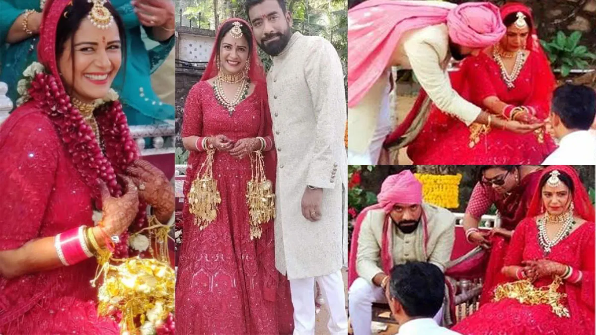 एक्ट्रेस मोना सिंह की शादी की तस्वीरेें आईं सामने, लाल रंग के जोड़े में लगी बेहद खूबसूरत <p>एक्ट्रेस मोना सिंह...- India TV Hindi