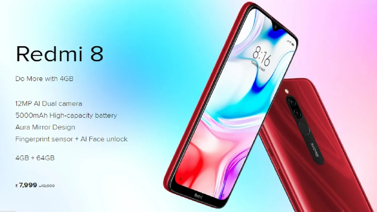 10 हजार से कम की रेंज में ये 5 फोन हो सकते हैं आपकी पसंद, जानिए पूरी डिटेल REDMI8- India TV Hindi