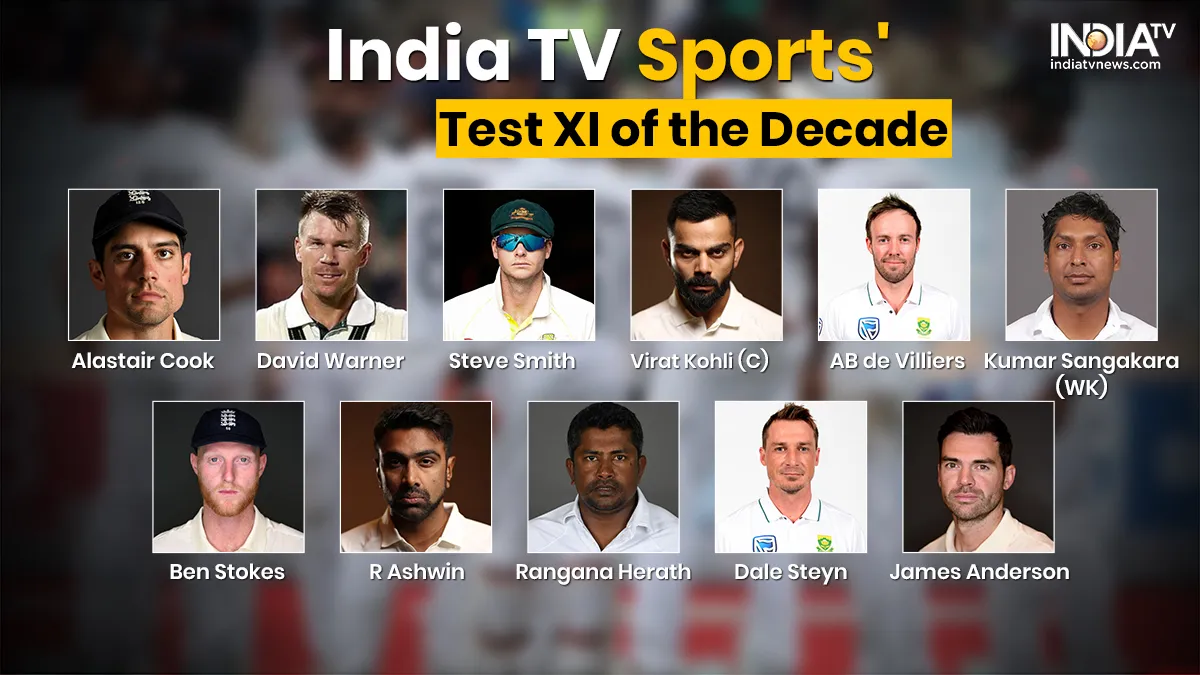 Decade Ender: ये है इस दशक की टेस्ट की सबसे बेस्ट प्लेइंग 11, इन खिलाड़ियों को मिली जगह BEST TEST XI- India TV Hindi