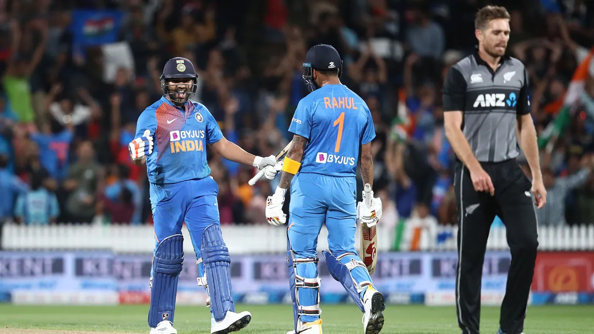 IND vs NZ 3rd T20I : रोहित शर्मा की दमदार बल्लेबाजी से सुपरओवर में भारत की रोमांचक जीत, 3-0 से सीरीज पर किया कब्जा India vs New Zealand 3rd T20I 2020, India vs New Zealand 2020, India vs New Zealand 3rd T20I live sc- India TV Hindi