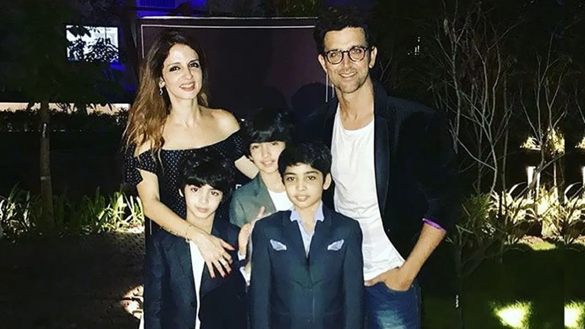 लॉकडाउन में बच्चों की खातिर ऋतिक रोशन के घर पर रह रही हैं सुजैन खान hrithik roshan and Sussanne Khan- India TV Hindi