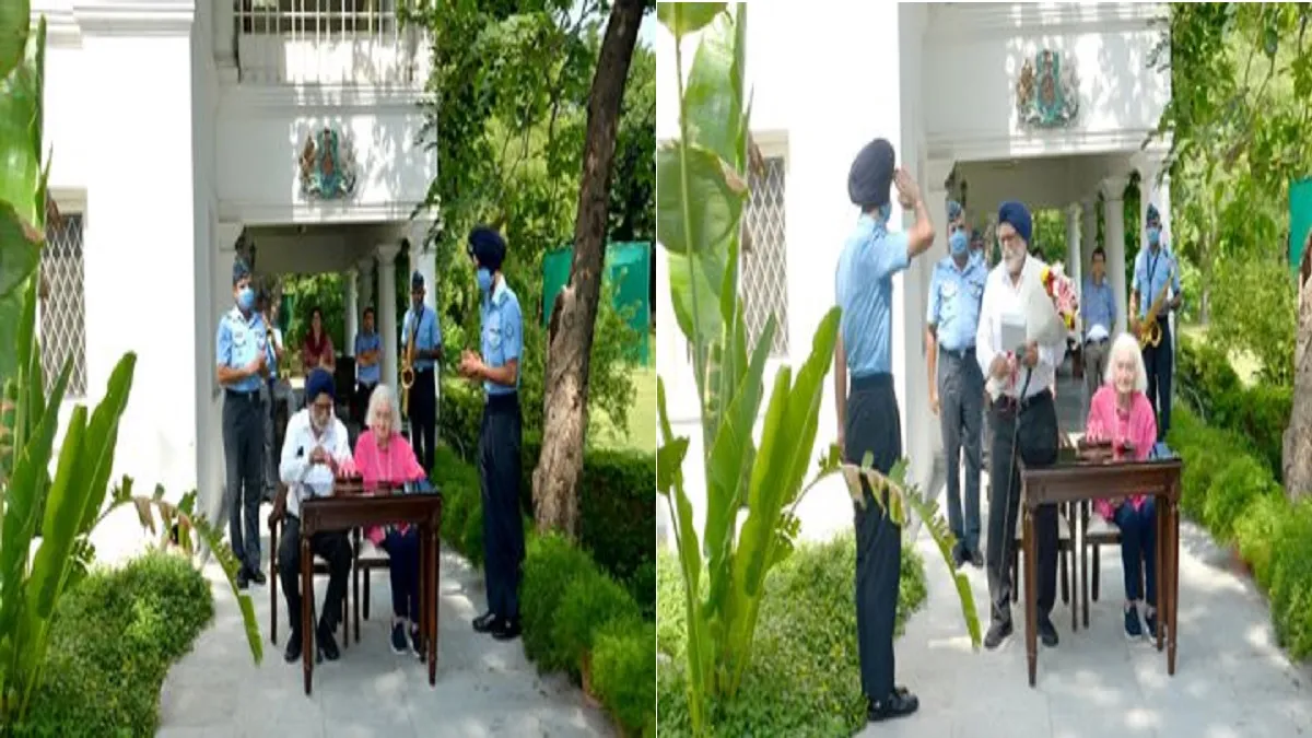 अगस्त 1947 में वायुसेना से रिटायर हो चुके वायुसेना पायलट दिलीप मजीठिया आज 100 साल के हुए, IAF ने दिया सम्मान Squadron Leader Dalip Singh Majithia 100th birthday । अगस्त 1947 में वायुसेना से रिटायर हो चुके वायु- India TV Hindi