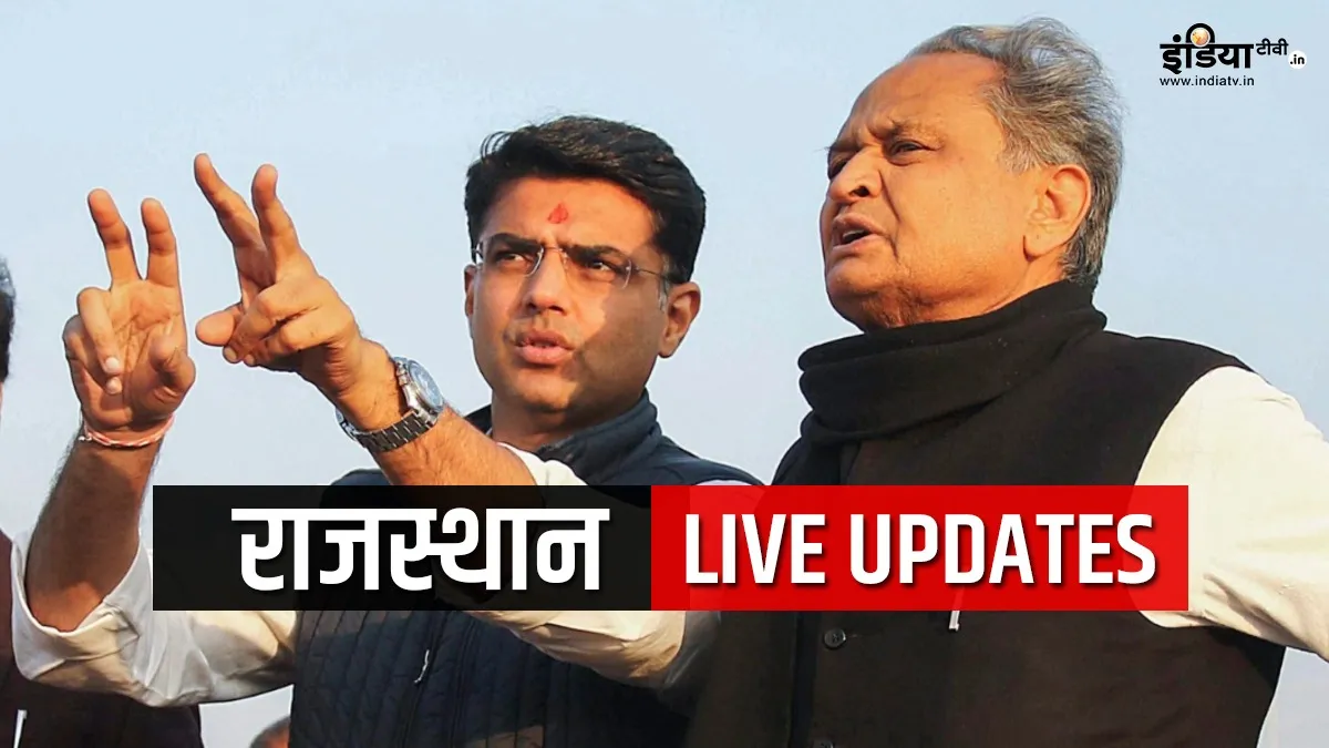 LIVE: राजस्थान में क्या होगा? मीडिया के सामने गहलोत का शक्ति प्रदर्शन, सचिन पायलट पर संशय बरकरार <p>ashok gehlot vs sachin pilot live updates</p>- India TV Hindi