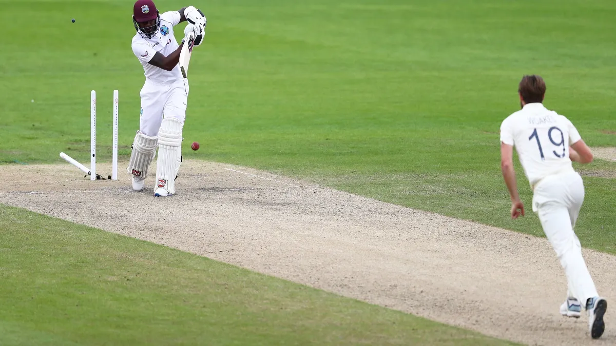 Eng vs WI 3rd Test Day 2 Highlights : विंडीज (137/6) पहली पारी के आधार पर इंग्लैंड से अभी 232 रन पीछे England vs West Indies 3rd Test match Day 2 Ball to Ball Updates From Emirates Old Trafford, Manches- India TV Hindi