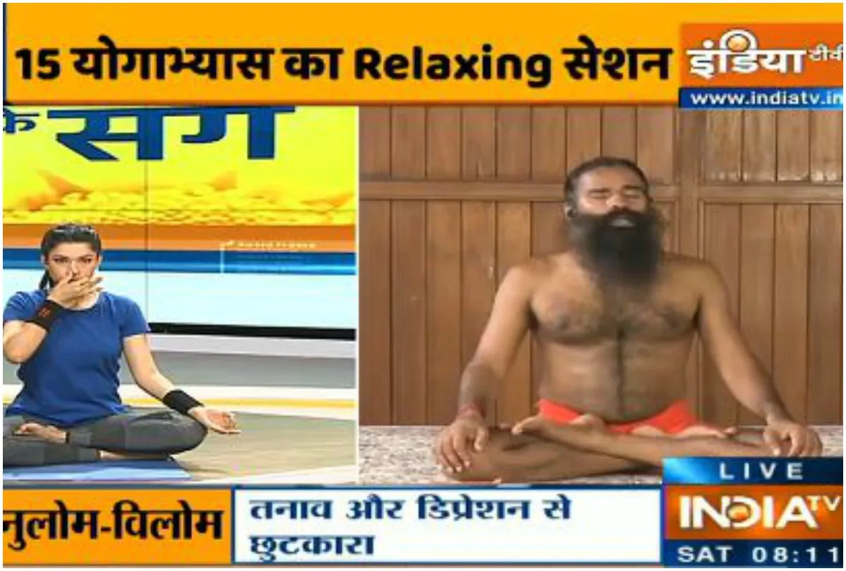 हाइपरटेंशन से छुटकारा दिलाने के लिए स्वामी रामदेव ने बताए योगासन और प्राणायाम, जल्द होगा फायदा Swami Ramdev- India TV Hindi