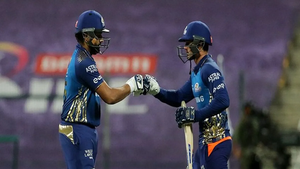 IPL 2020, MI vs KKR Highlights : कसी गेंदबाजी के बाद डी कॉक की तूफानी पारी से मुंबई ने केकेआर को 8 विकेट से हराया MI vs KKR Live Score IPL 2020 Mumbai Indians Kolkata Knight Riders Live match 32 Live Updates- India TV Hindi