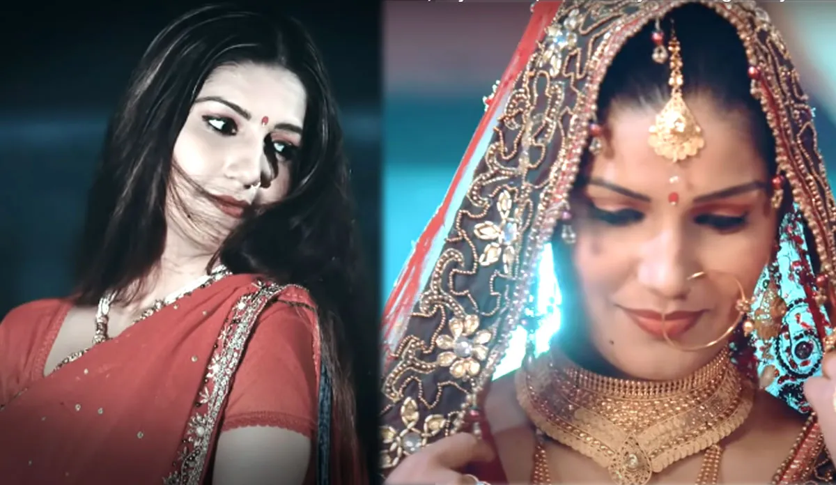 करवा चौथ पर सपना चौधरी का 2 साल पुराना वीडियो हुआ वायरल, दुल्हन अवतार में आईं नज़र karwa chauth 2020 sapna chaudhary - India TV Hindi