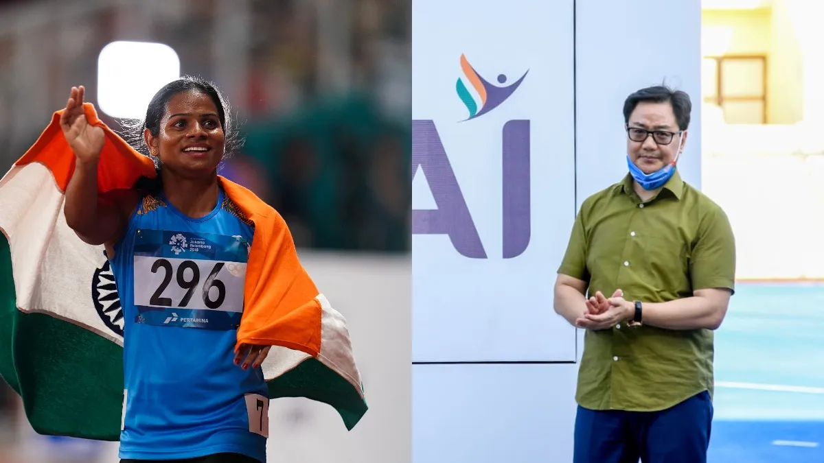 Exclusive | टॉप्स में शामिल होने के बाद बोली दुती चंद, "खेल मंत्री किरेन रिजिजू ने निभाया अपना वादा" Dutee Chand- India TV Hindi