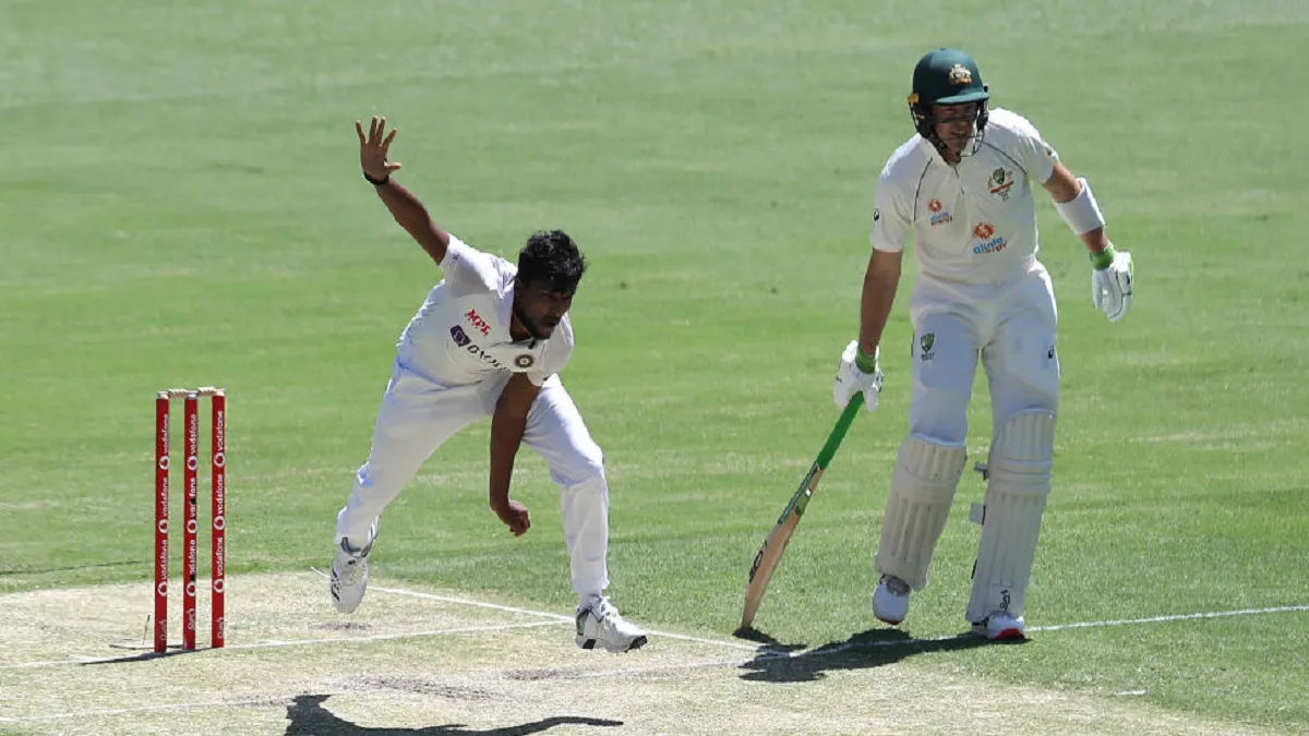 Ind vs Aus : डेब्यू टेस्ट मैच में भारत के दूसरे सबसे सफल लेफ्ट आर्म पेसर बने नटराजन T Natrajan- India TV Hindi