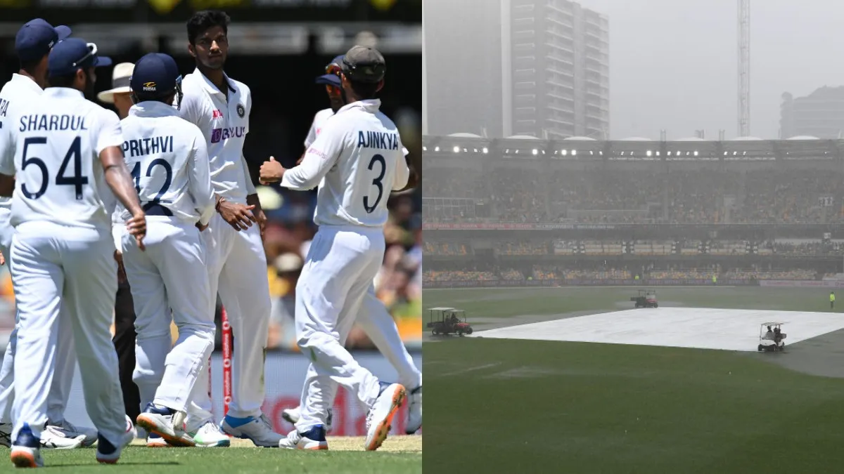 Ind vs Aus 4th Test, Day 2 : वर्षाबाधित दिन में चमके शार्दुल और सुंदर, ऑस्ट्रेलिया से भारत अभी 307 रन पीछे Team India - India TV Hindi