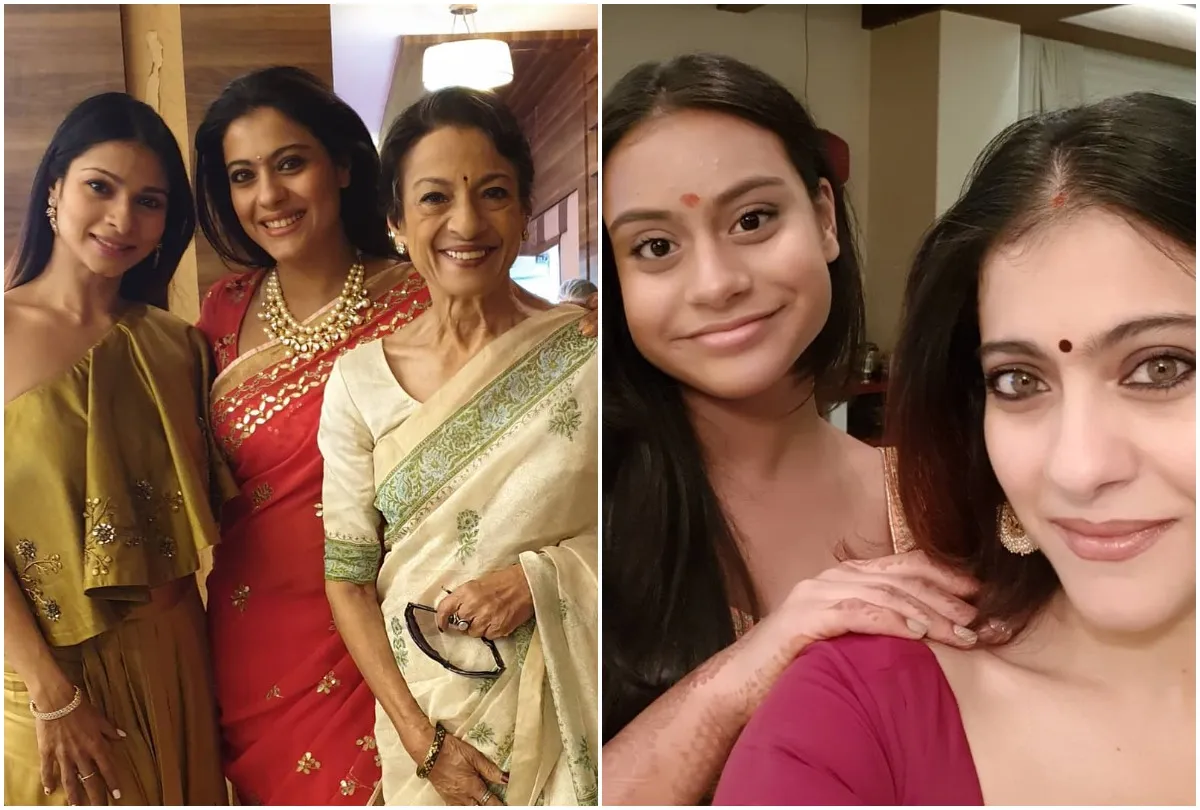 एक्ट्रेस काजोल का बयान, 'खुद की बेटी होने पर अपनी मां को समझ पाई' Kajol,Tanuja and Nysa- India TV Hindi