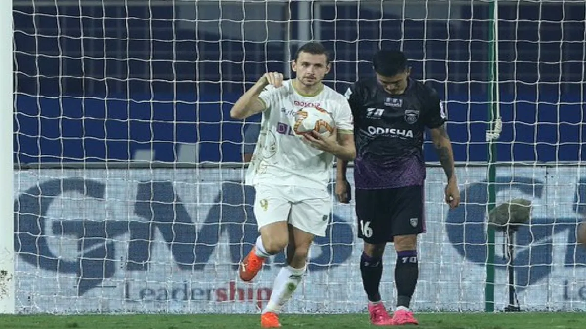 ISL-7 : ओडिशा ने केरला को 2-2 से ड्रॉ पर रोका Odisha FC vs Kerala Blasters- India TV Hindi
