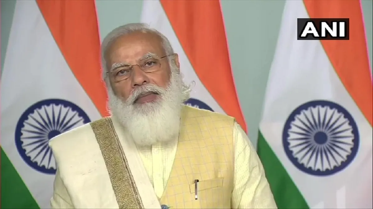 PM ने रखी महाराजा सुहेलदेव स्मारक की आधारशिला, बोले- आज का भारत पुरानी गलतियां सुधार रहा है Maharaja Suheldev Memorial foundation stone laid by PM Modi PM ने रखी महाराजा सुहेलदेव स्मारक की आधा- India TV Hindi