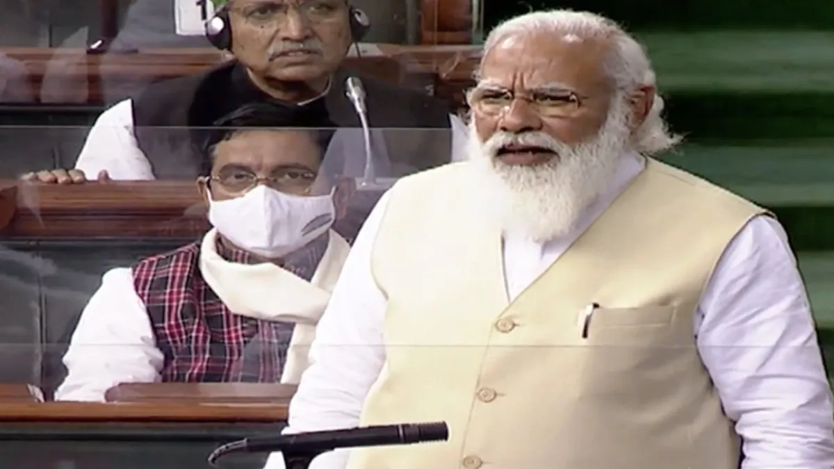 लोकसभा में आक्रामक दिखे PM मोदी, किसान बिल सहित तमाम मुद्दों पर विपक्ष को दिए जवाब लोकसभा में PM मोदी- India TV Hindi