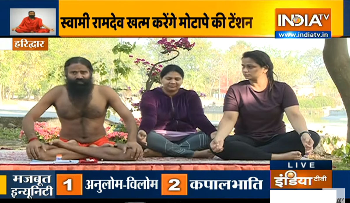 Weight loss in summer swami ramdev share yoga poses home remedies and
