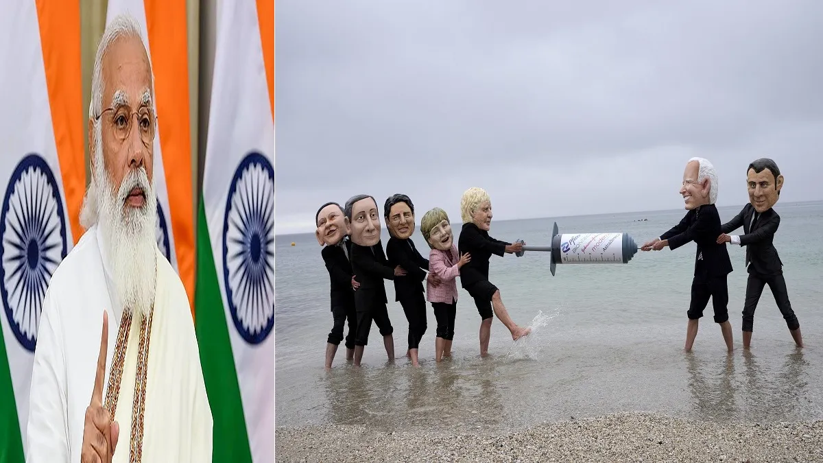 G7 Summit में हिस्सा लेंगे प्रधानमंत्री मोदी, वीडियो कॉन्फ्रेंसिंग के जरिए करेंगे संबोधित G7 summit PM Narendra Modi to address three session G7 Summit में हिस्सा लेंगे प्रधानमंत्री मोदी, वी- India TV Hindi