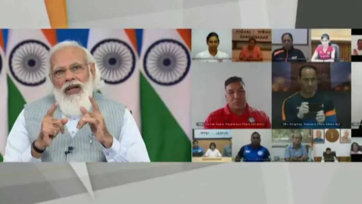 टोक्यो पैरालम्पिक से पहले पीएम नरेंद्र मोदी ने कुछ इस अंदाज में बढ़ाया खिलाड़ियों का जोश Before the Tokyo Paralympics, PM Narendra Modi boosted the enthusiasm of the players in this way- India TV Hindi