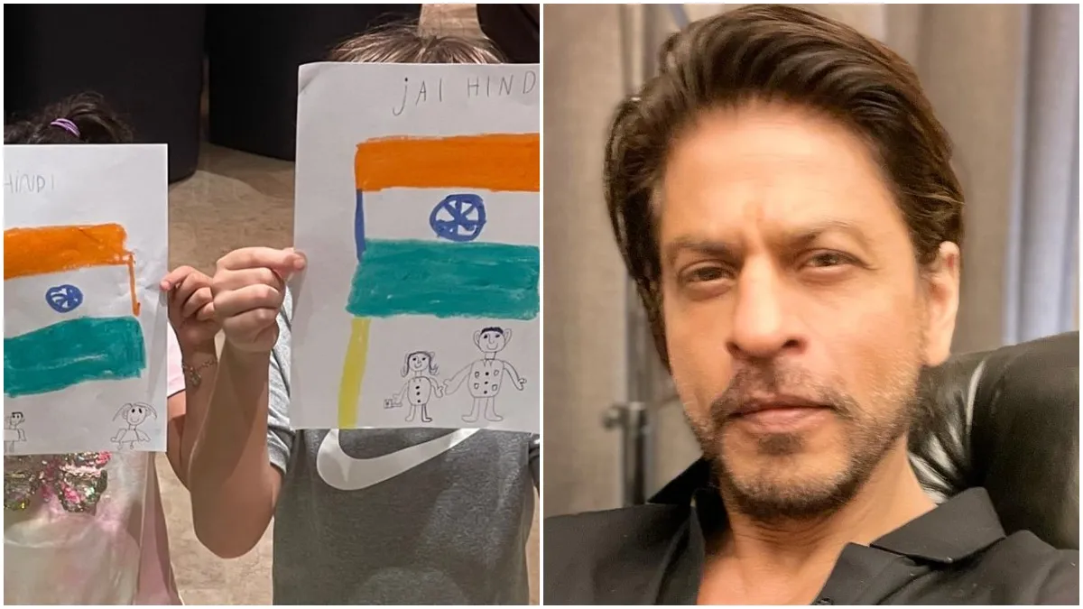 शाहरुख खान ने अनोखे अंदाज में दी स्वतंत्रता दिवस की शुभकामनाएं, शेयर की बेटे अबराम की प्यारी तस्वीर shahrukh khan - India TV Hindi