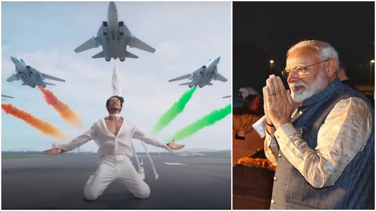 पीएम नरेंद्र मोदी ने टाइगर श्रॉफ के गाए गाने 'वंदे मातरम' की तारीफ की tiger shroff- India TV Hindi