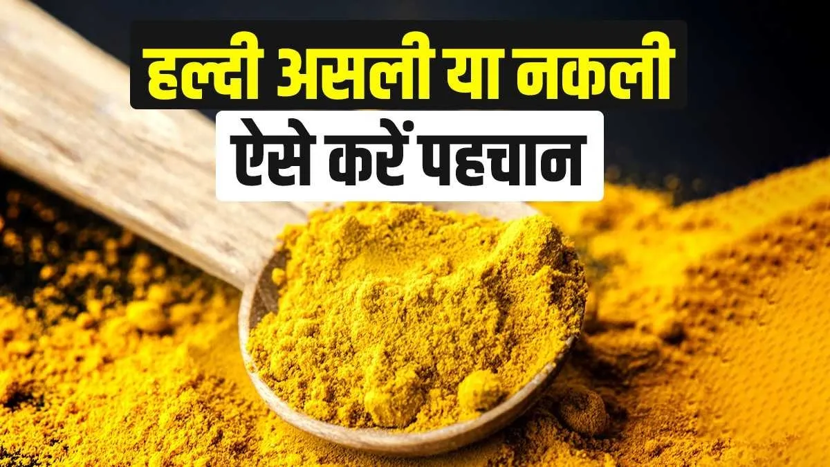 हल्दी असली है या नकली, इन 5 तरीकों से करें पहचान turmeric- India TV Hindi