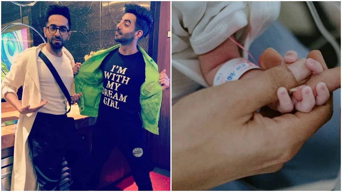 आयुष्मान खुराना ने दिखाई भतीजी की झलक, पिता के सीने से लगकर सुकून की नींद लेती दिखी नन्ही आरजोई ayushmann and aparshakti - India TV Hindi