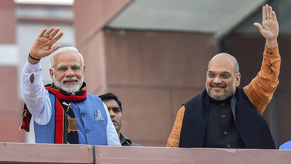 Narendra Modi will be `elected again' in 2024, says Amit Shah | गृह मंत्री अमित शाह ने कहा, प्रधानमंत्री नरेंद्र मोदी 2024 में 'फिर निर्वाचित' होंगे - India TV Hindi