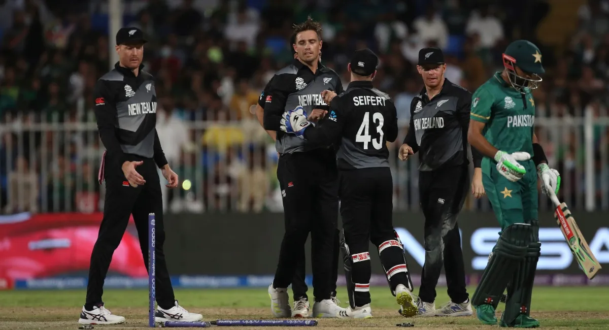 PAK vs NZ T20 World Cup Highlights : पाकिस्तान ने न्यूजीलैंड को 5 विकेट से हराया <p>Pakistan vs New Zealand </p>- India TV Hindi