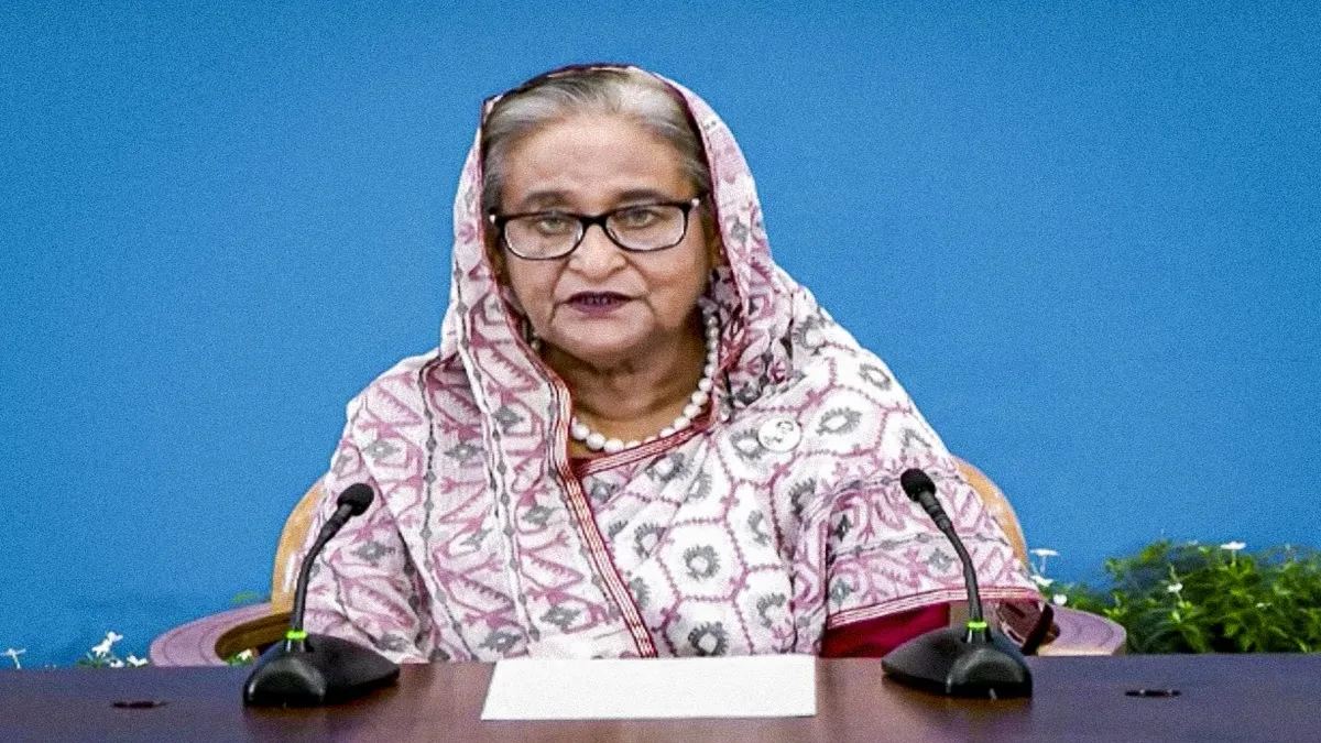 दुर्गा पंडालों पर हमला करनेवालों को बख्शा नहीं जाएगा, बांग्लादेश की पीएम शेख हसीना ने दी कड़ी चेतावनी बांग्लादेश की पीएम शेख हसीना ने कहा-दुर्गा पंडालों पर हमला करनेवालों को बख्शा नहीं जाएगा- India TV Hindi