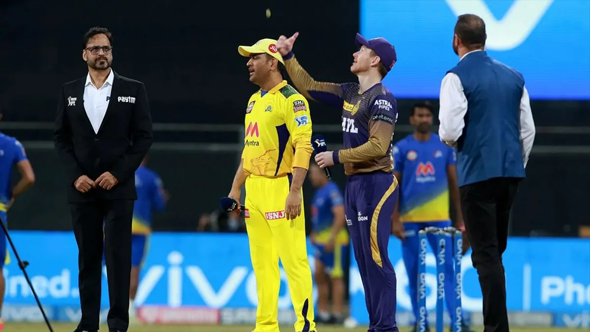CSK vs KKR Toss Updates, IPL 2021 FINAL: खिताबी मुकाबले का टॉस कोलकाता ने जीता, चेन्नई को पहले बल्लेबाजी करने का दिया न्यौता Live Toss Updates Chennai Super Kings vs Kolkata Knight Riders LIVE Toss CSK vs KKR From Dubai Inter- India TV Hindi