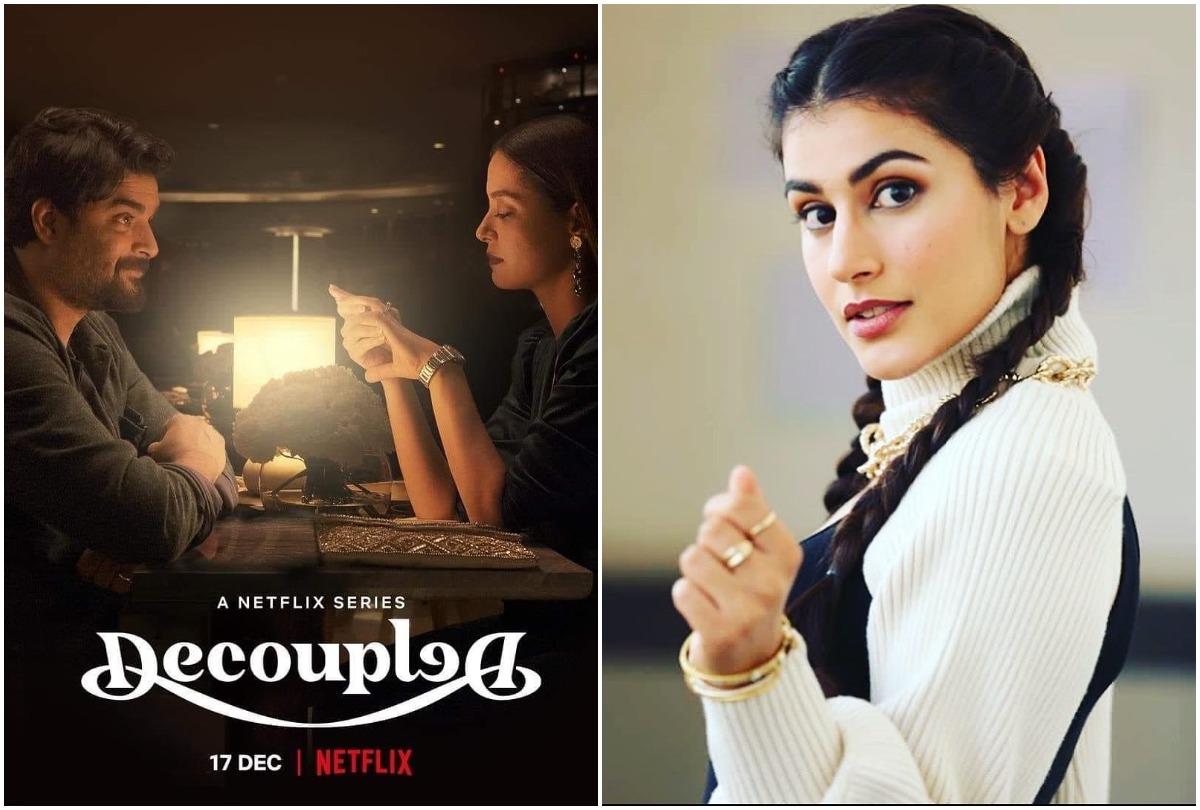 Sonia Rathee sharing screen with R. Madhavan in Decoupled web series आर