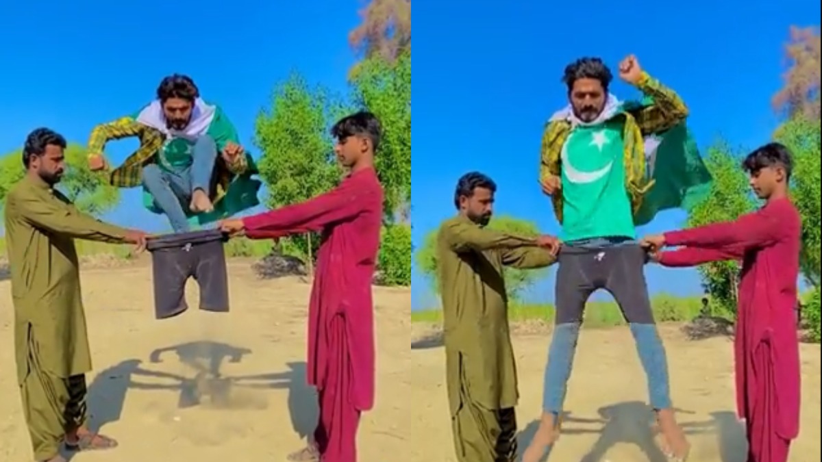 Pak man doing Underwear Challenge video goes viral on social media