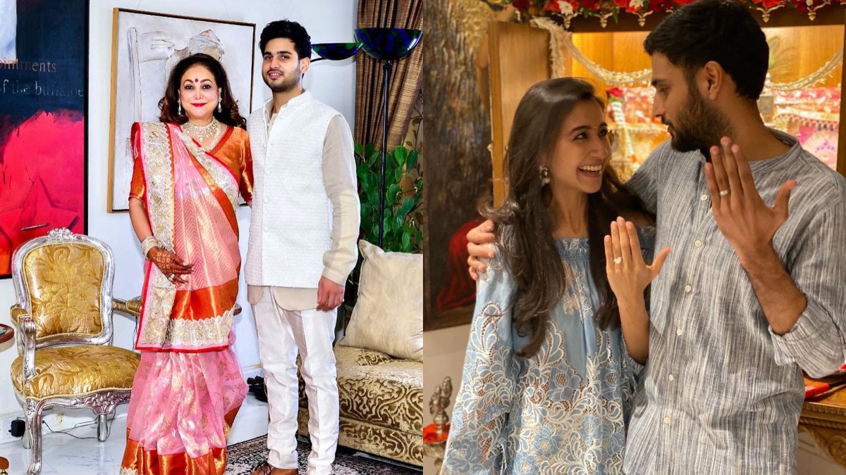 Anil Ambaani And Tina Ambani Son Anmol Ambani Got Engaged With Khrisha Shah See Pictures अनिल 3627