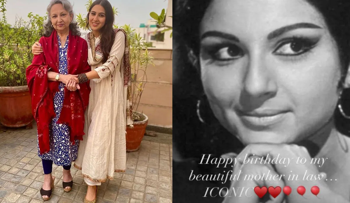 Kareena Kapoor Sara Ali Khan Soha and saba khan wish Sharmila Tagore on 77th birthday- India TV Hindi