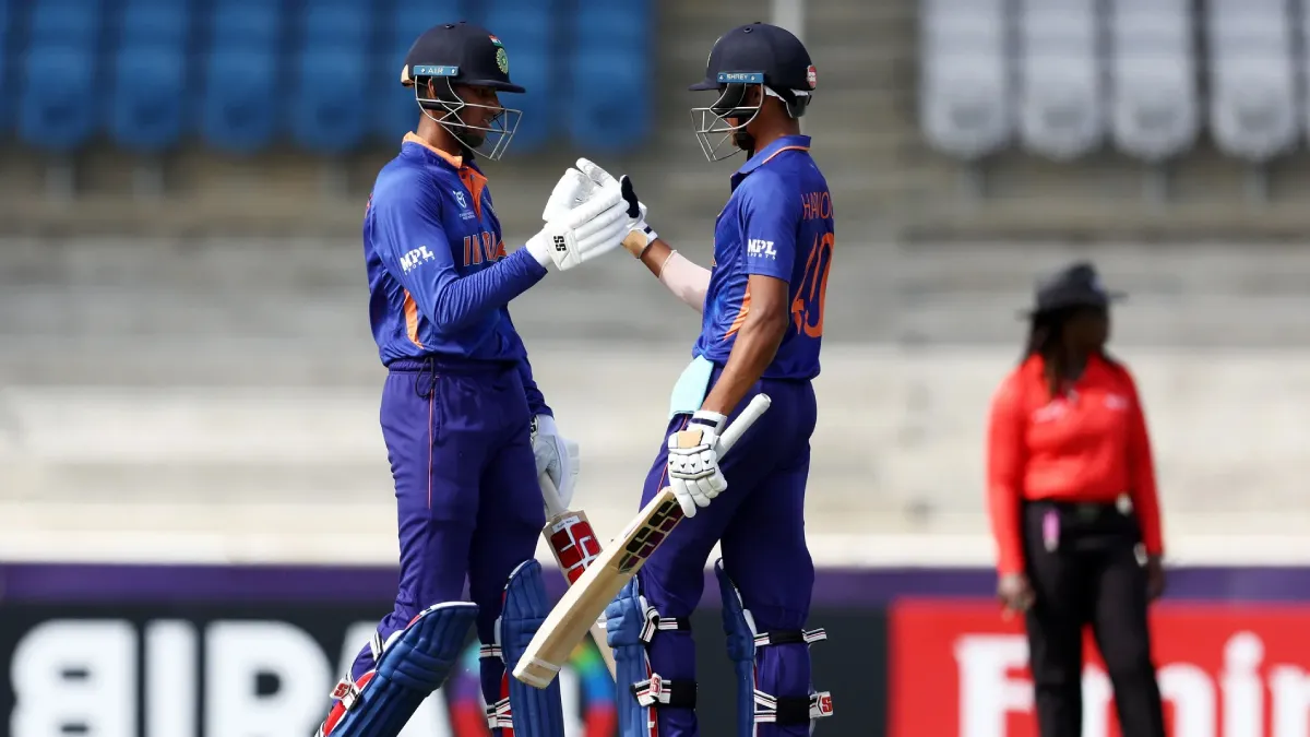 Highlights IND v UGA ICC U19 World Cup 2022: भारत (405/5) ने युगांडा (79/9) को 326 रनों से दी करारी शिकस्त IND U19 vs UGA U19 - India TV Hindi