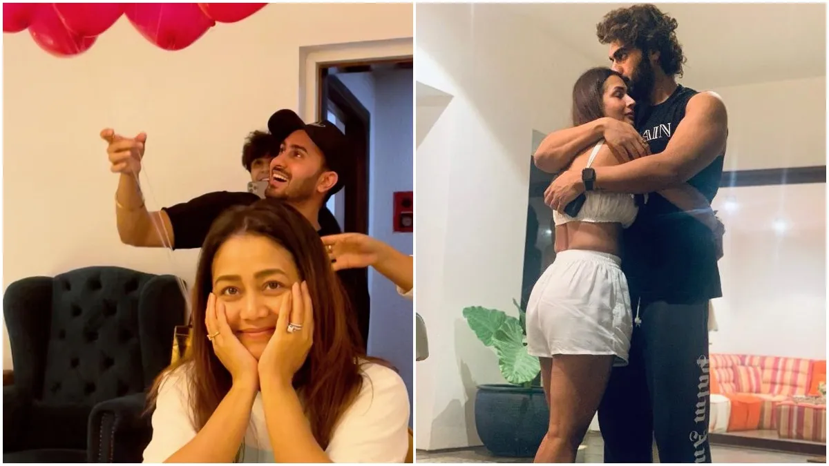 Valentine Day Special Photos Of Indian Celebs Malaika arora Arjun kapoor Neha Kakkar Mandira Dedi- India TV Hindi